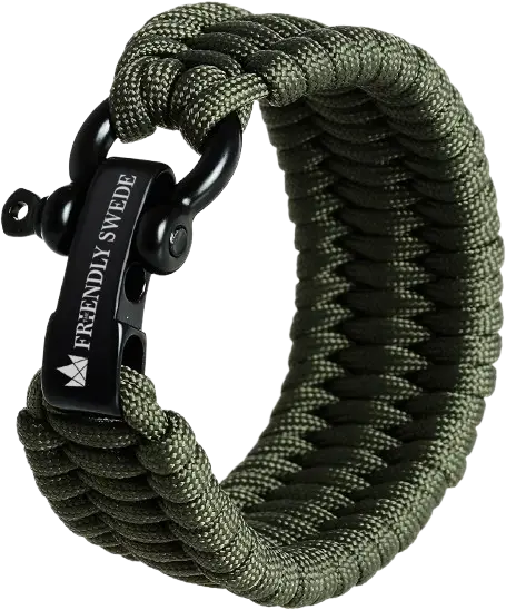 the friendly swede paracord bracelet