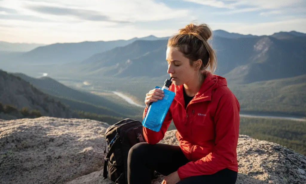 cuanto agua llevar de excursion o ruta