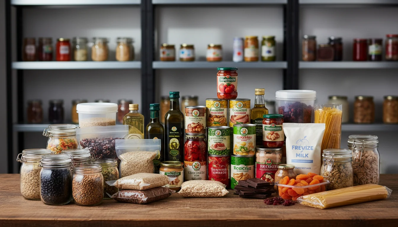 Alimentos con mayor vida útil para tu despensa de emergencia