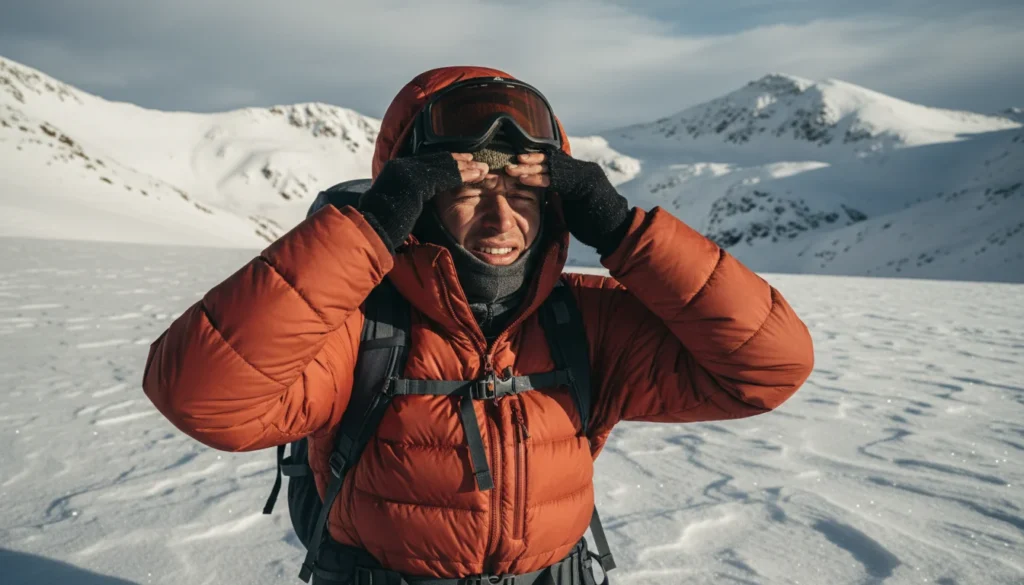 Ceguera de las nieves en travesías invernales