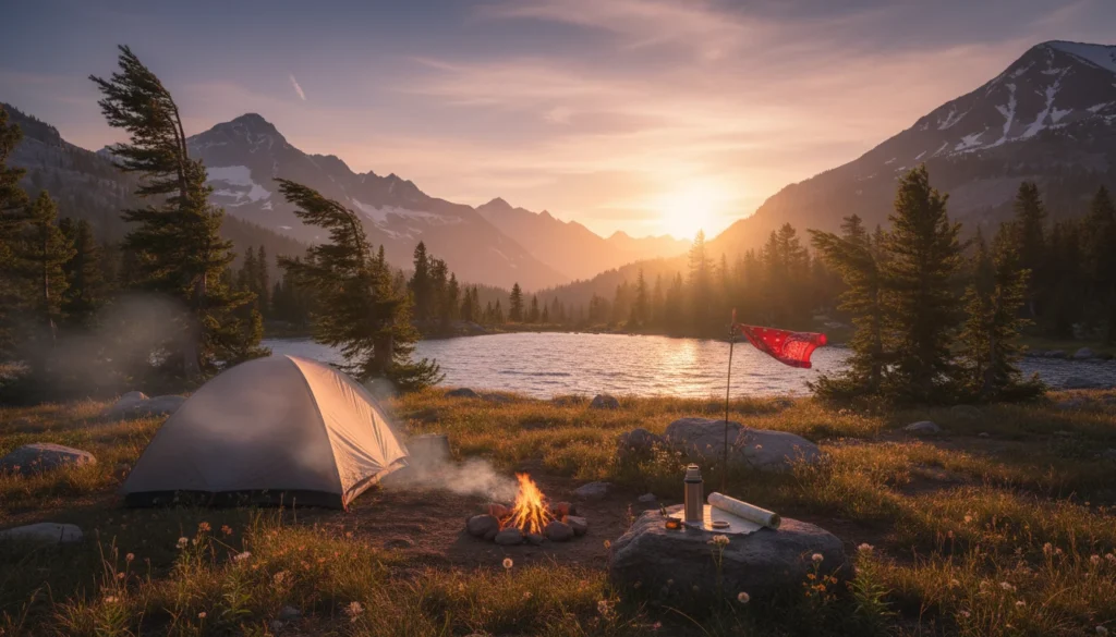 Cómo leer el viento para mejorar tu confort en el campamento