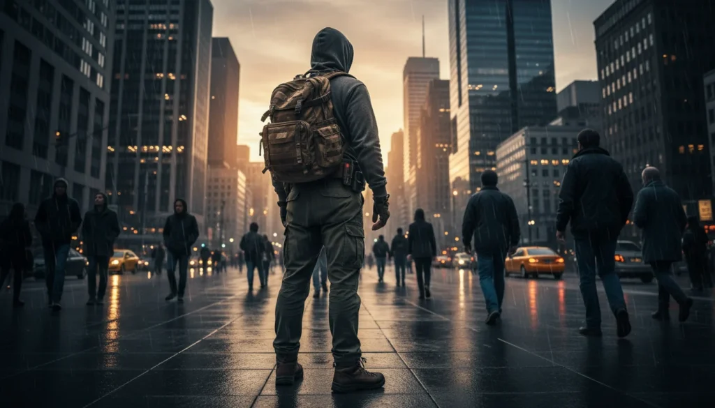 El concepto del Hombre Gris en la supervivencia urbana