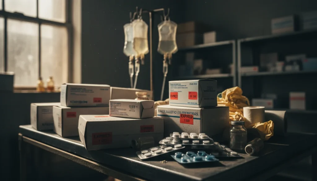 Gestión de suministros médicos caducados