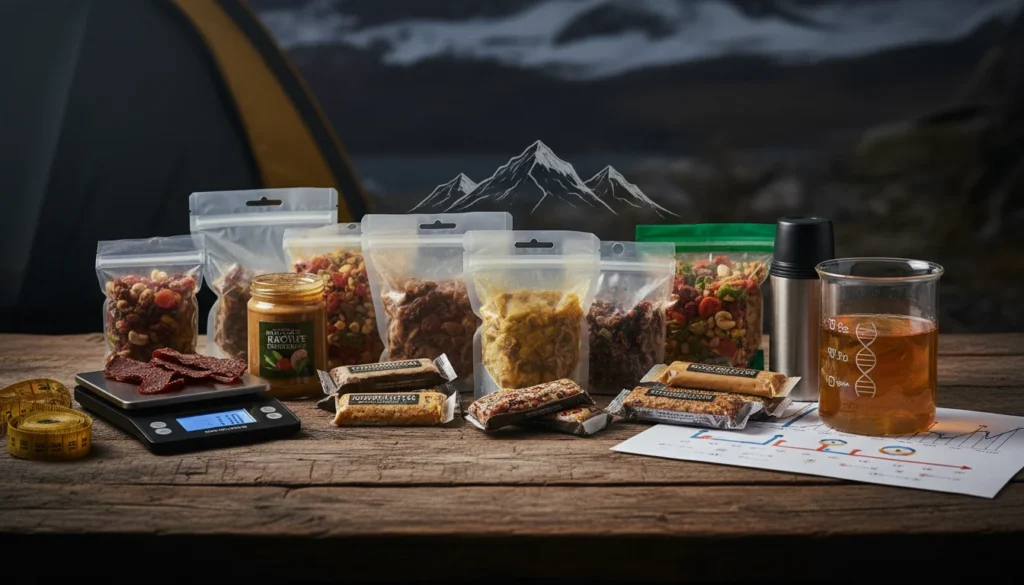 La ciencia de las calorías y la densidad energética para expediciones