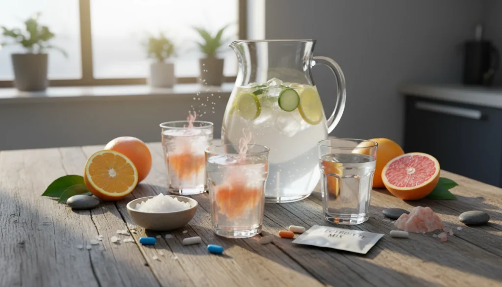 La importancia de los electrolitos y las sales en la hidratación