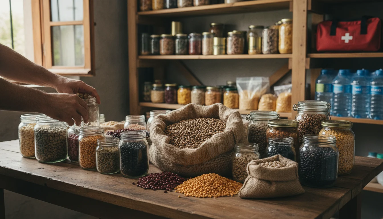 Legumbres como base de la dieta prepper